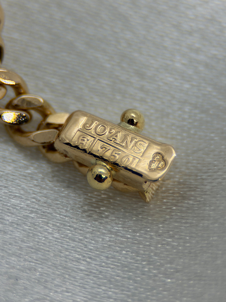 18K Curb-Link Necklace – 25.1g, 49.5 cm