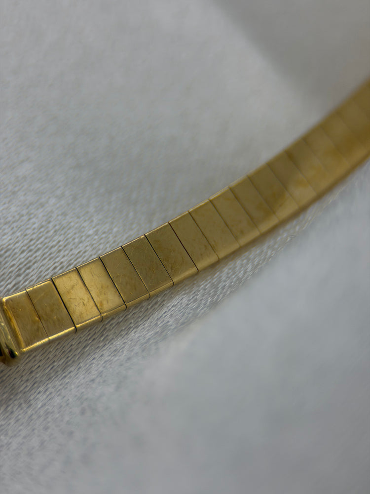 18K Diamanthalsband i rödguld – Briljant- & baguettslipade diamanter, 33.8g