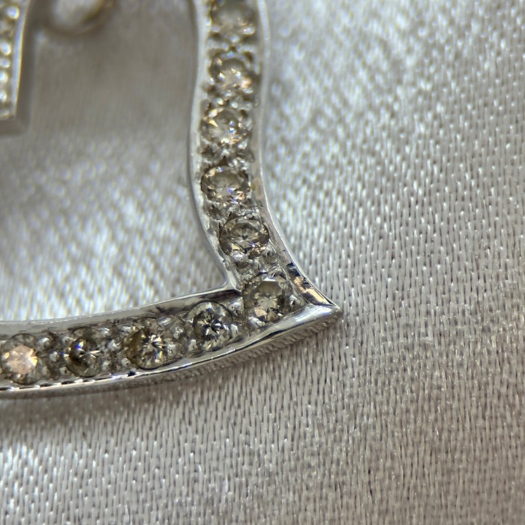 18K Hjärthänge med Diamanter – 1,20ct