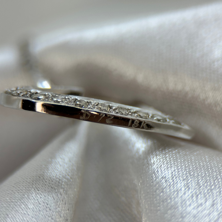 18K Hjärthänge med Diamanter – 1,20ct