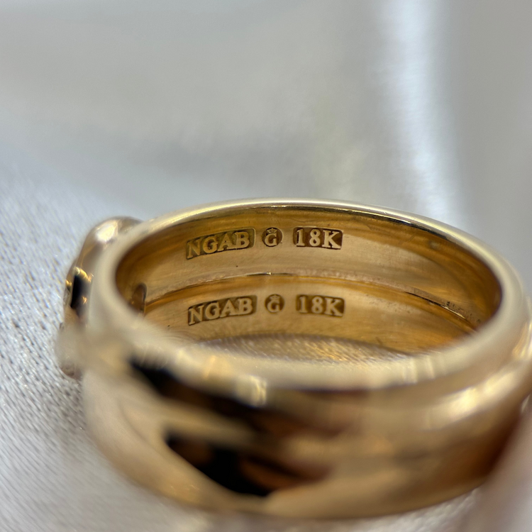 18K Diamantring TWVS 0.15ct