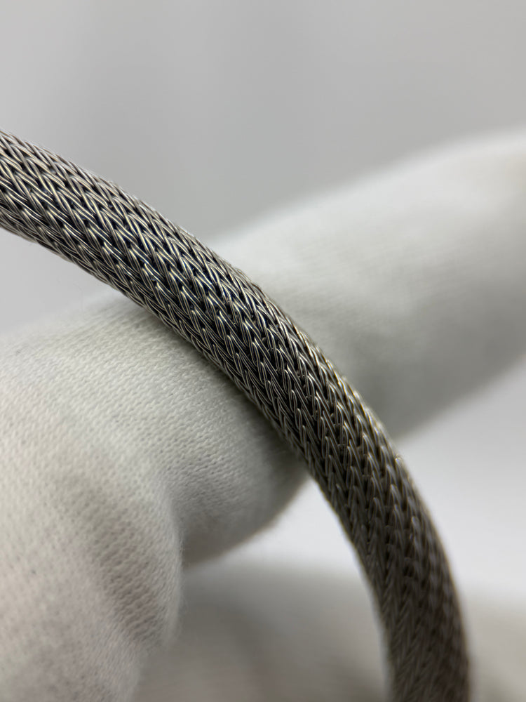 18K Rödguld & Stål Collier – 25.3g, 42.5 cm
