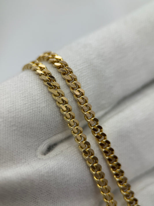18K Curb Chain Necklace – 32.2g, 69 cm