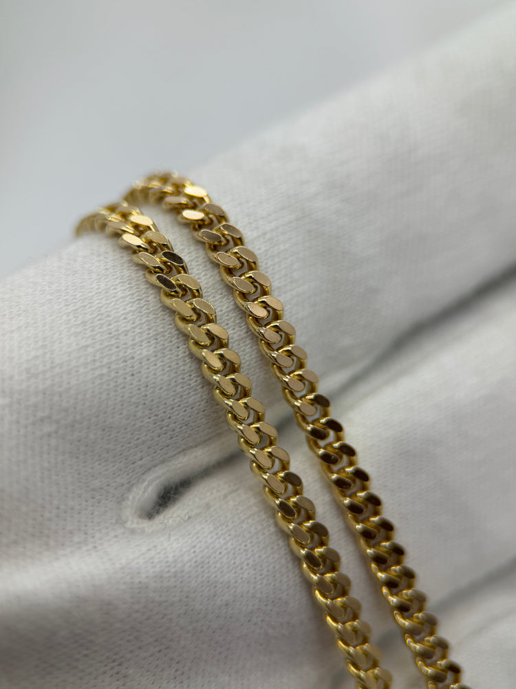 18K Curb Chain Necklace – 32.2g, 69 cm