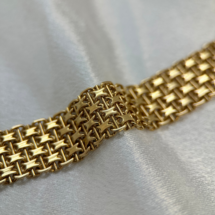 18K X-länk armband 1963, 32.4g