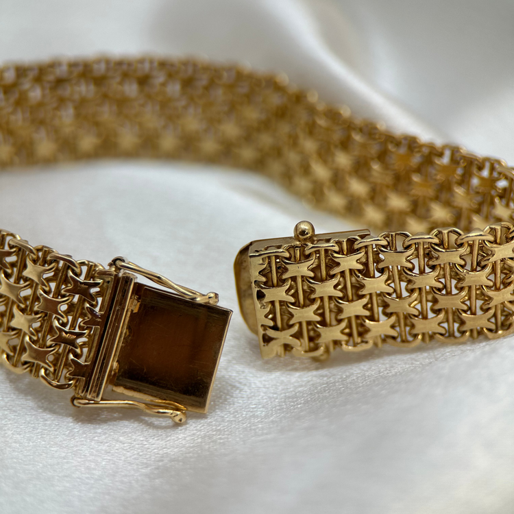18K X-länk armband 1963, 32.4g