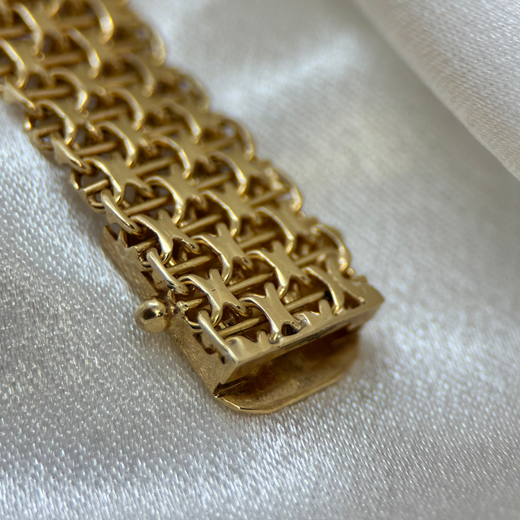 18K X-länk armband 1963, 32.4g