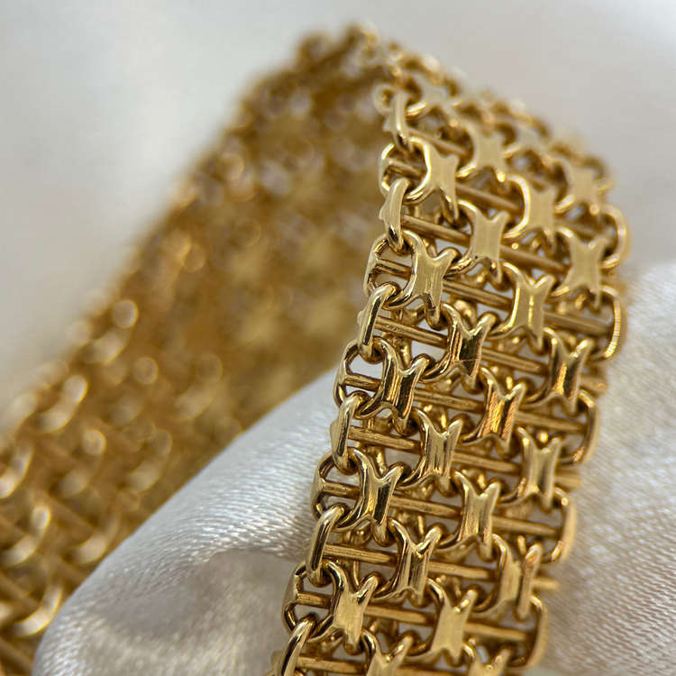 18K X-länk armband 1963, 32.4g