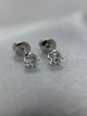 18K Diamond Stud Earrings – 0.45 ct each, White Gold