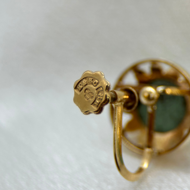 18K Turkos Örhängen från K & EC