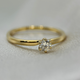 18K Enstens diamantring, 0.20ct