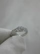 18K Diamantring i vitguld – 5 briljanter, Storlek 52
