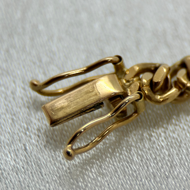 18K Curb Link Chain Necklace 51cm - 25g