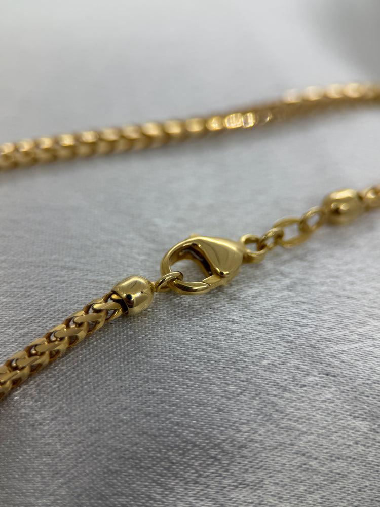 18K Franco Chain Necklace – 18.4g, 42.5 cm