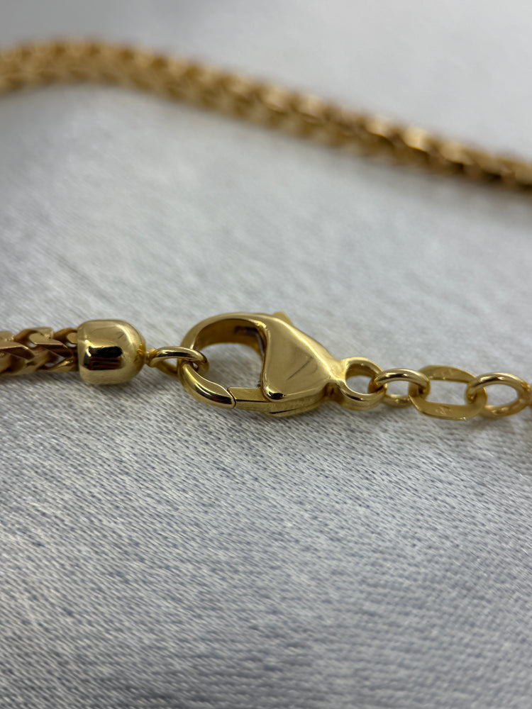 18K Franco Chain Necklace – 18.4g, 42.5 cm