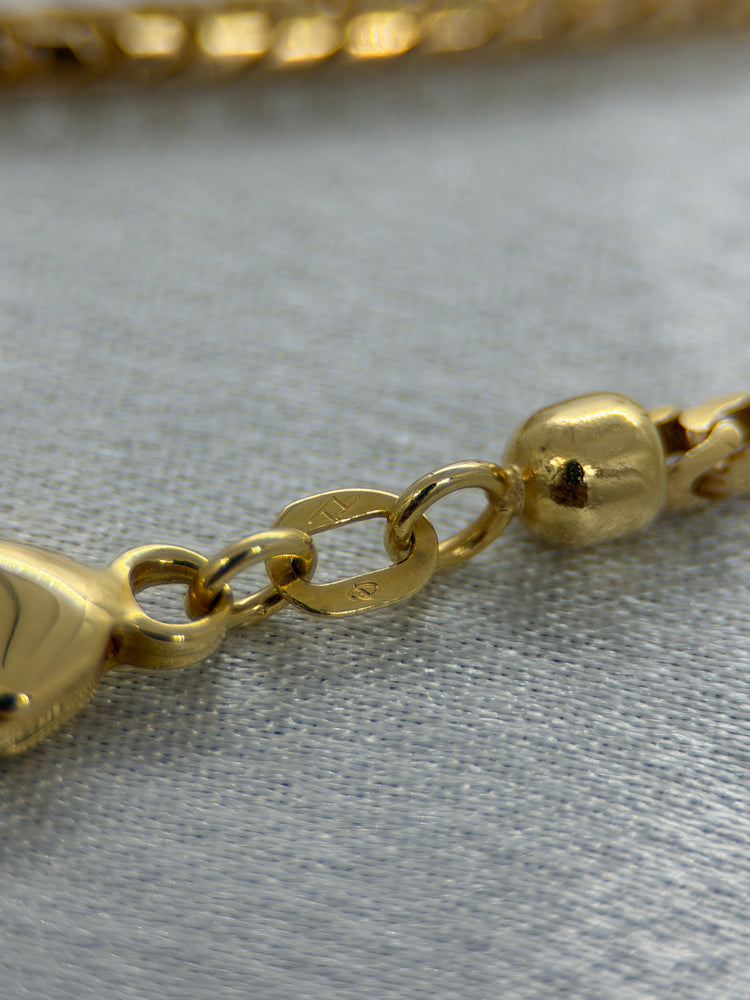 18K Franco Chain Necklace – 18.4g, 42.5 cm