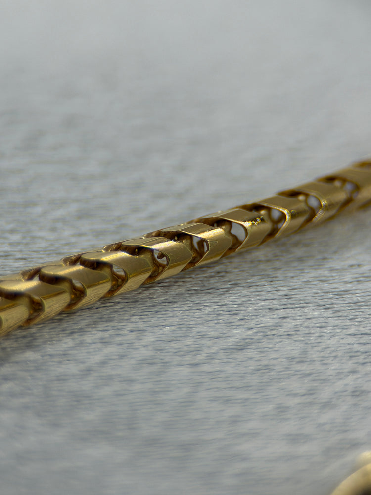 18K Franco Chain Necklace – 18.4g, 42.5 cm