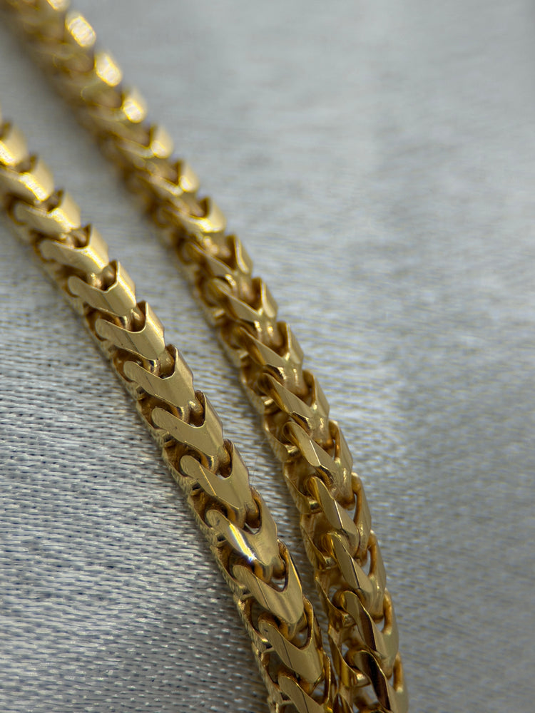 18K Franco Chain Necklace – 18.4g, 42.5 cm