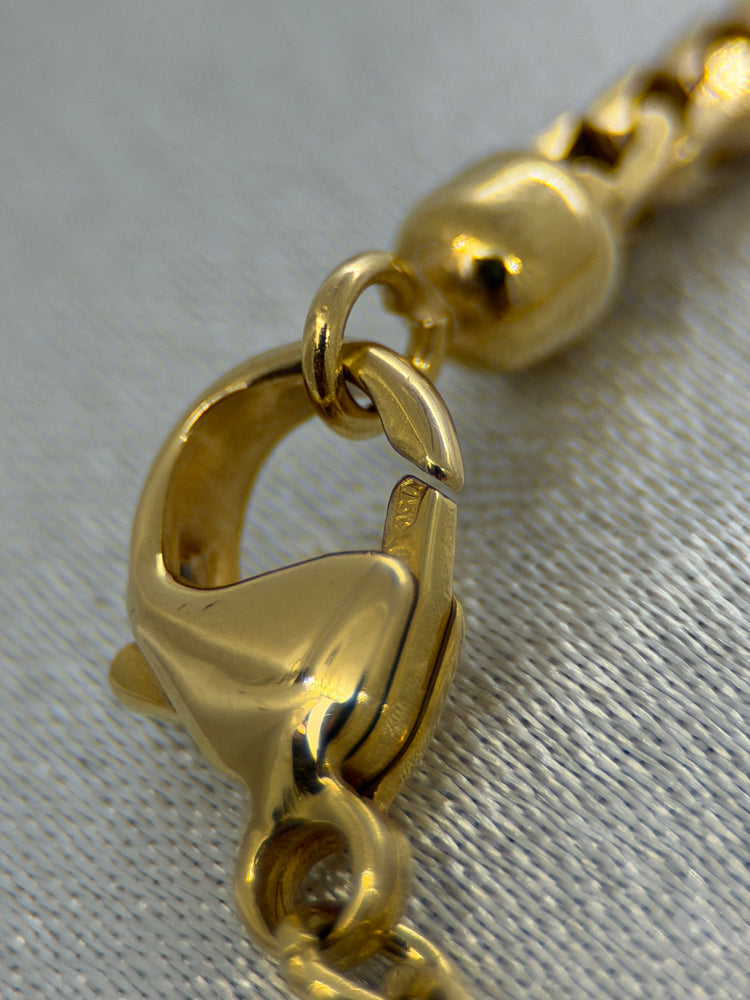 18K Franco Chain Necklace – 18.4g, 42.5 cm