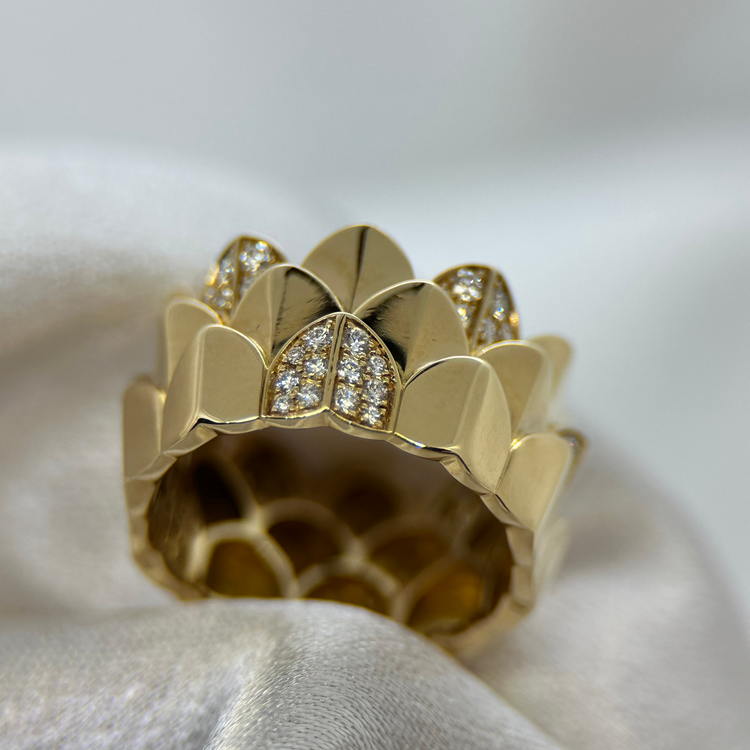 FRED Ring med Diamanter - Storlek 53