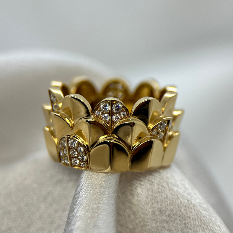 FRED Ring med Diamanter - Storlek 53