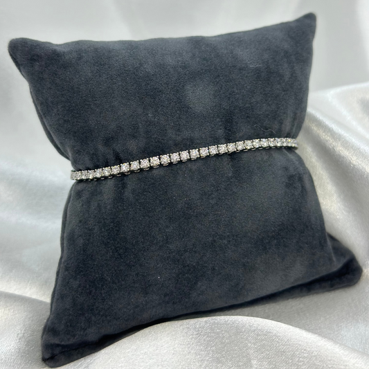 18K Tennisarmband 4.2ct, F-G/SI, 19cm, 9.9g