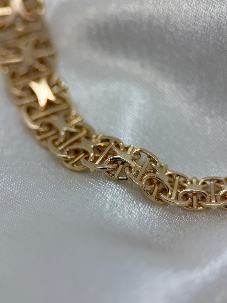 18K Halsband med X-länk – 21.0g, 45 cm