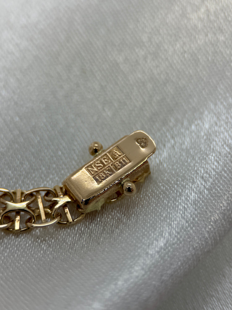 18K Halsband med X-länk – 21.0g, 45 cm