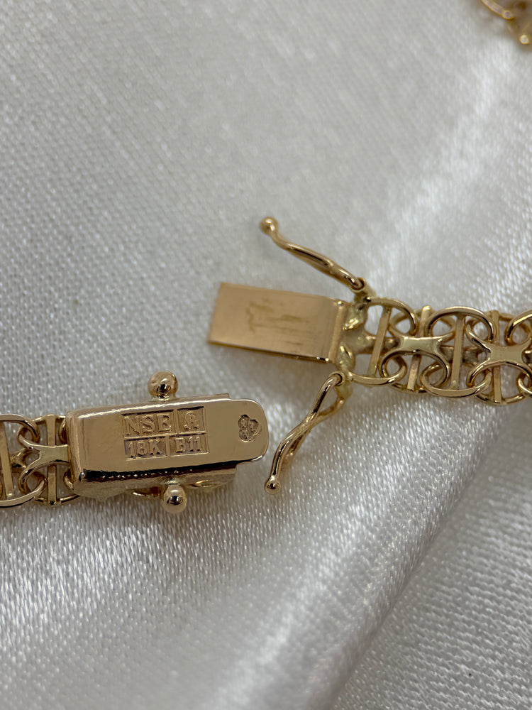 18K Halsband med X-länk – 21.0g, 45 cm