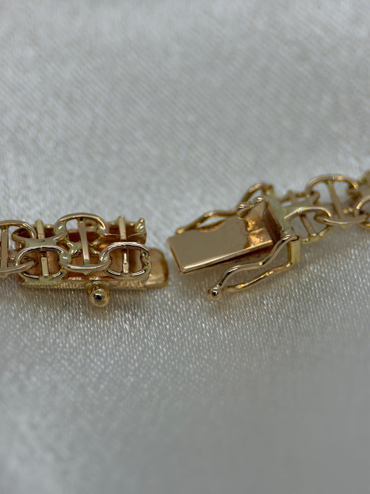 18K Halsband med X-länk – 21.0g, 45 cm