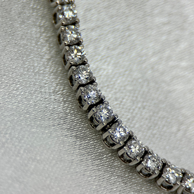 18K Tennisarmband 4.2ct, F-G/SI, 19cm, 9.9g