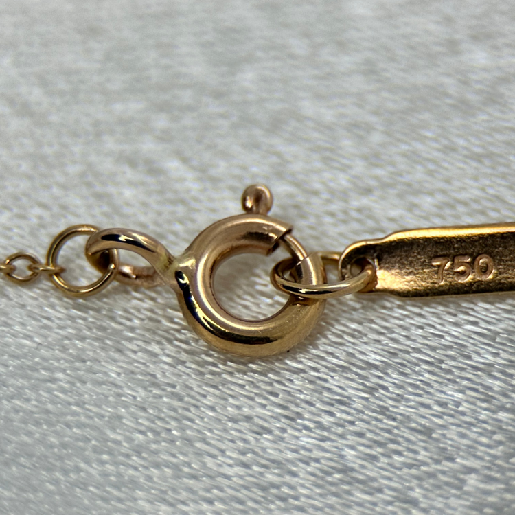 Tiffany & Co halsband med hängsmycke - 41cm