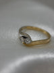 18K Toi et Moi diamantring – 0.25 ct, Storlek 49
