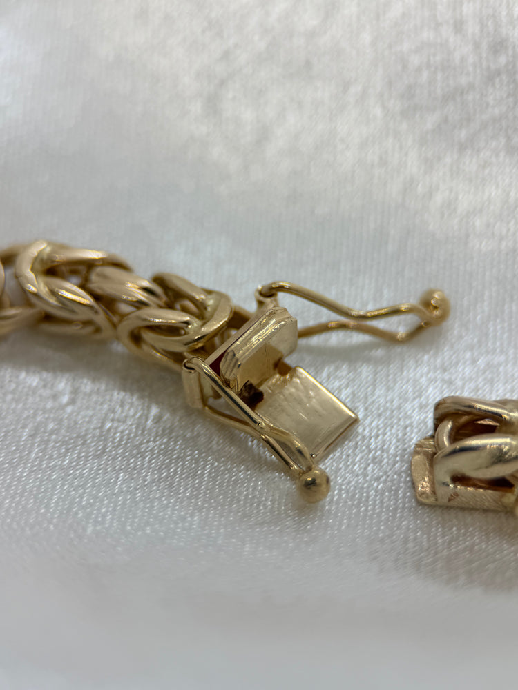 18K Kings Chain Necklace – 101.8g, 51 cm