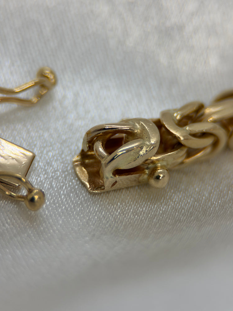 18K Kings Chain Necklace – 101.8g, 51 cm