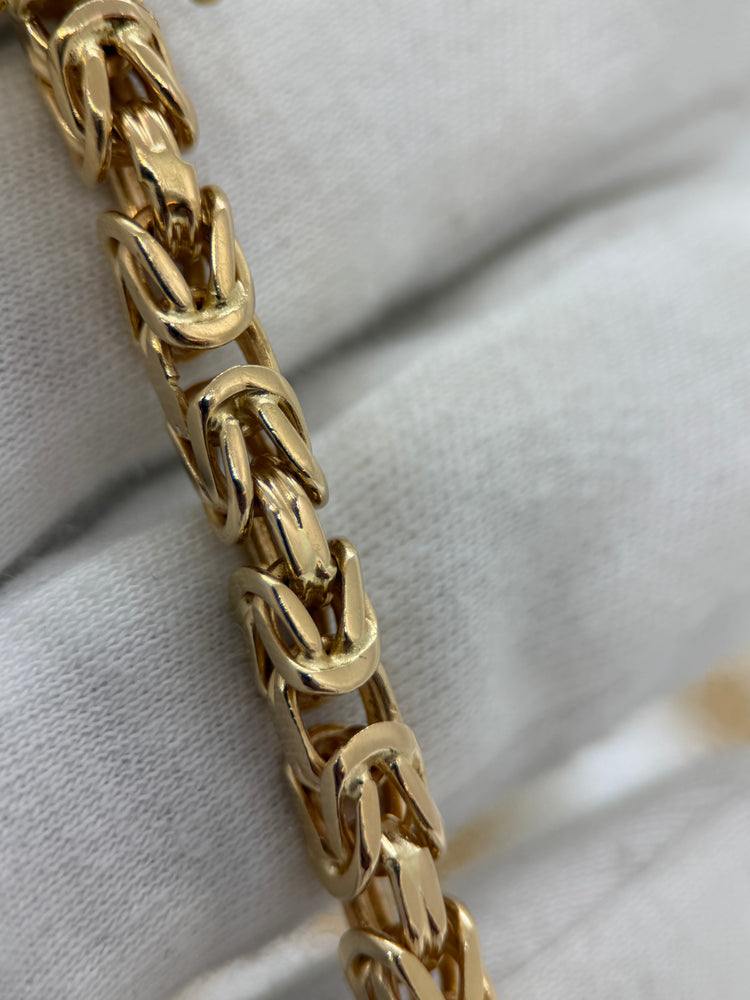 18K Kings Chain Necklace – 101.8g, 51 cm
