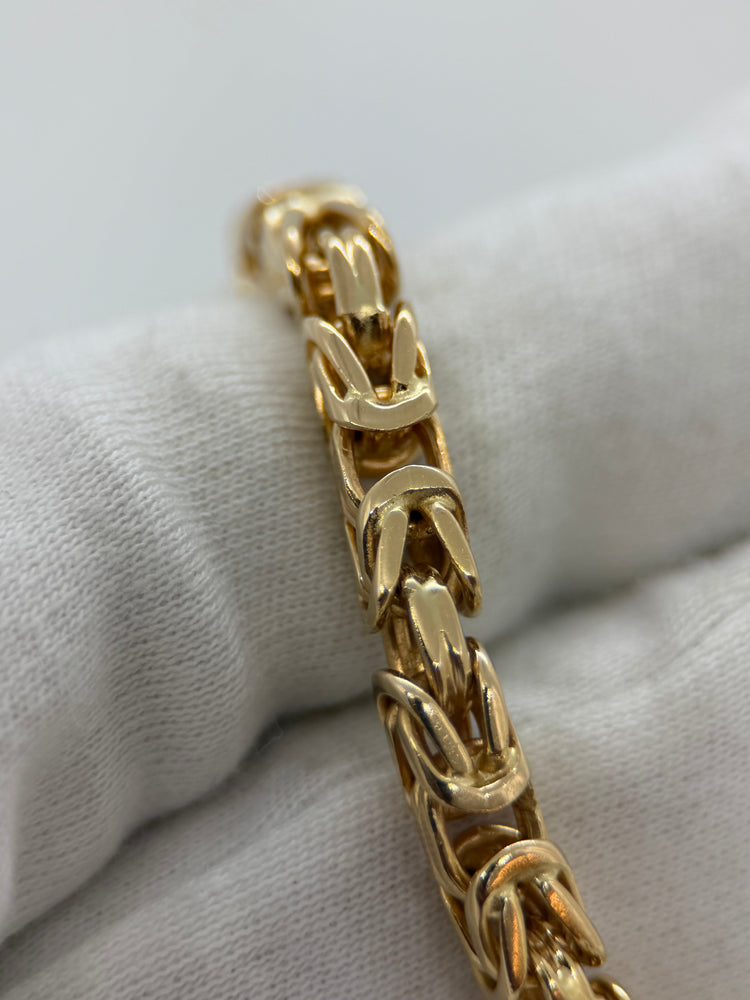 18K Kings Chain Necklace – 101.8g, 51 cm