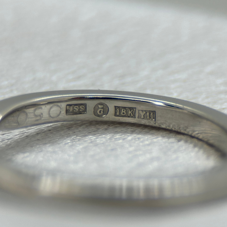 18K Enstensring 0,50 ct från Jarl Sandin - GIA certifierad