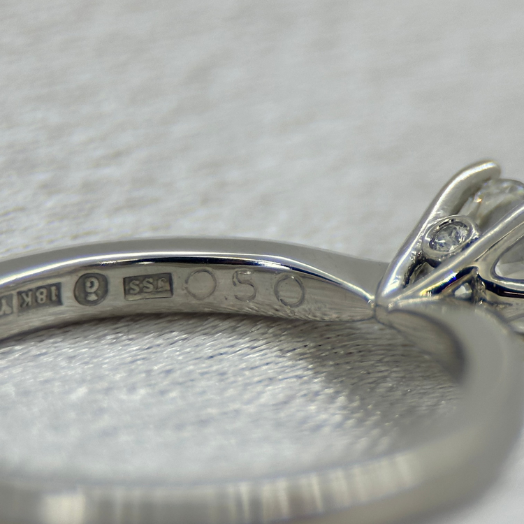 18K Enstensring 0,50 ct från Jarl Sandin - GIA certifierad
