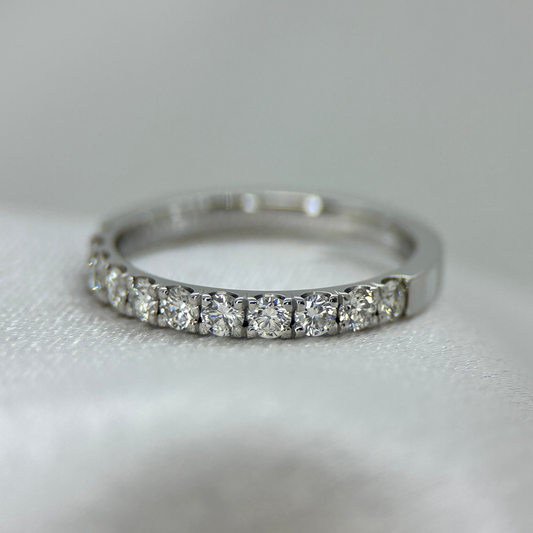 18K Halvalliansring, 0.55ct storlek 52½