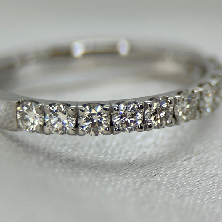 18K Halvalliansring, 0.55ct storlek 52½