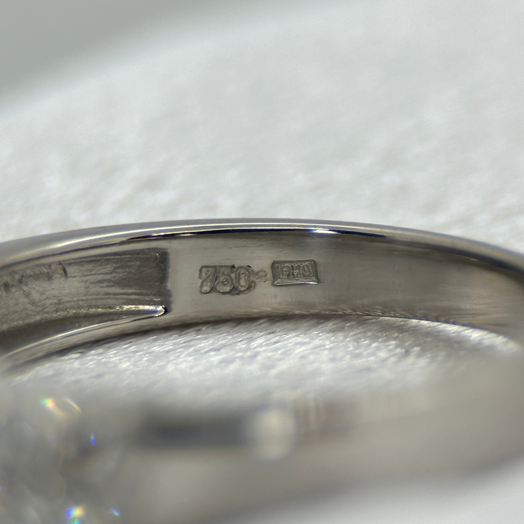 18K Kluster Diamantring 0.36ct - storlek 54½