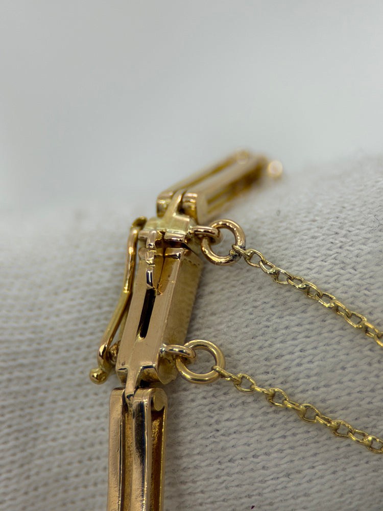 18K Armband med odlade mabépärlor – Guldvaruaktiebolaget Gustav Dahlgren, Malmö 1919