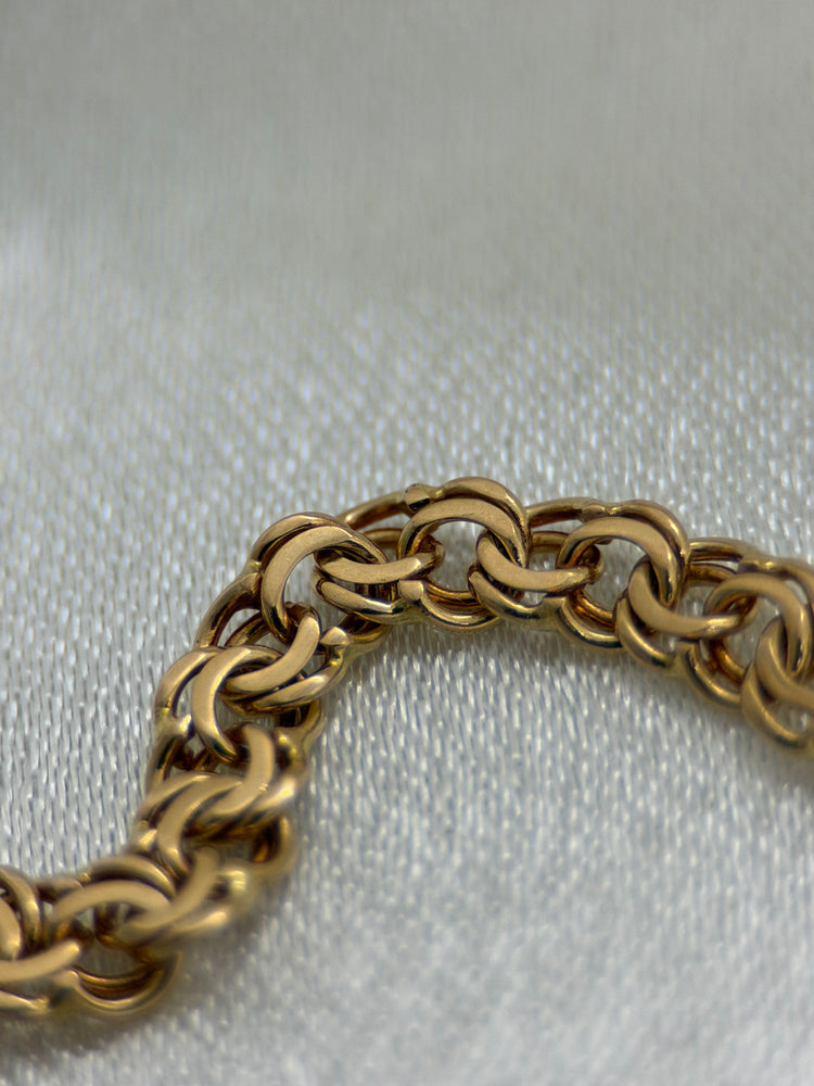 18K Bismarck-Link Necklace – 14.0g, 43.5 cm