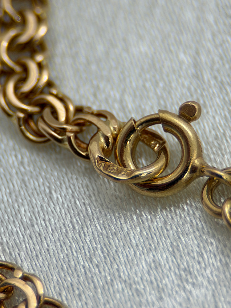 18K Bismarck-Link Necklace – 14.0g, 43.5 cm