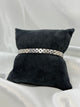 18K Grindlänk armband i vitguld – 18.3g, 19 cm