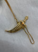 18K Charm Pendant – Oriental Dagger, 3.2 cm