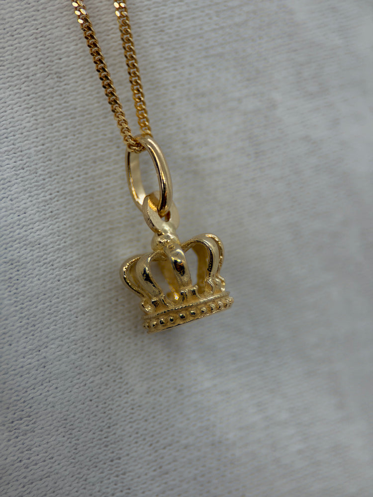 18K Crown Charm Pendant – Uno A Erre, 1.3g