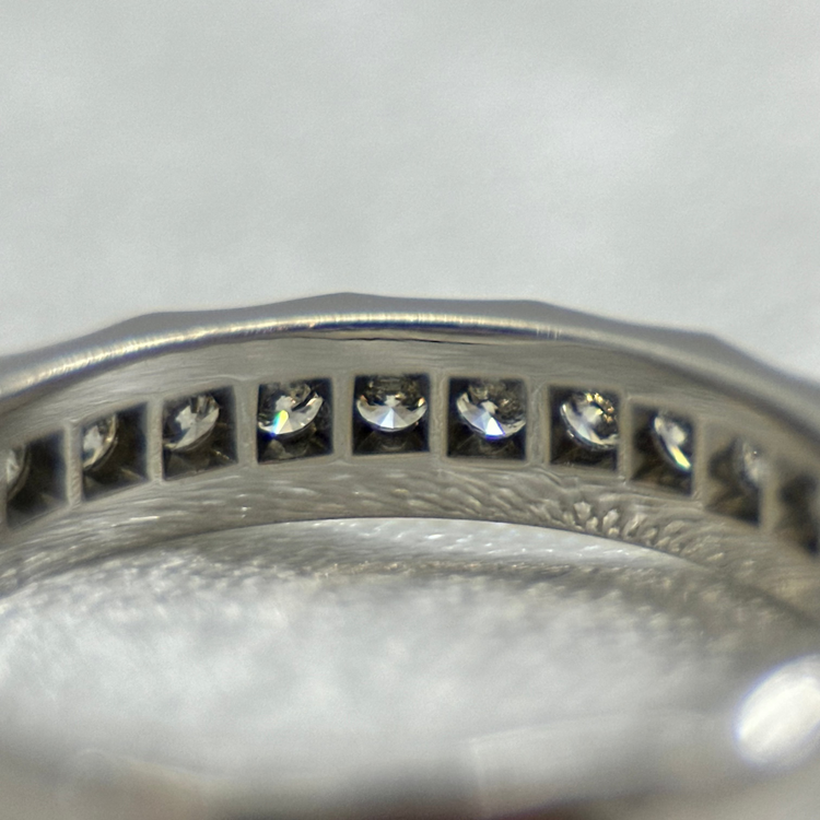 18K Alliansring med diamanter 0,30 ct - Ringstorlek 56 ½