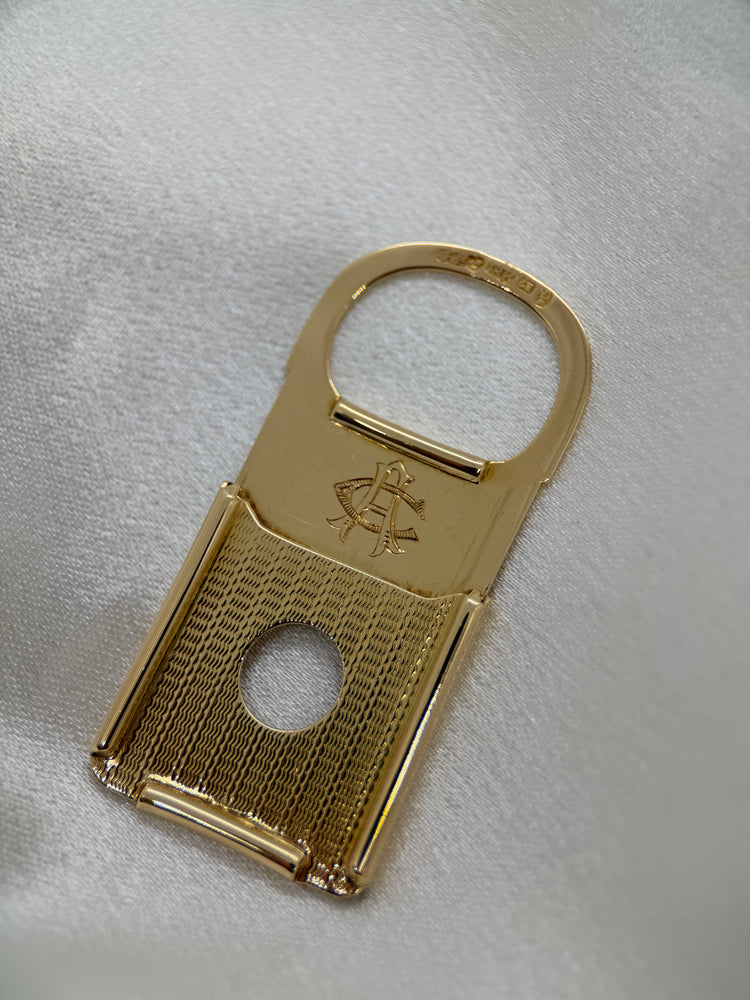 18K Antique Gold Cigar Cutter – Guillotine, Gothenburg 1919